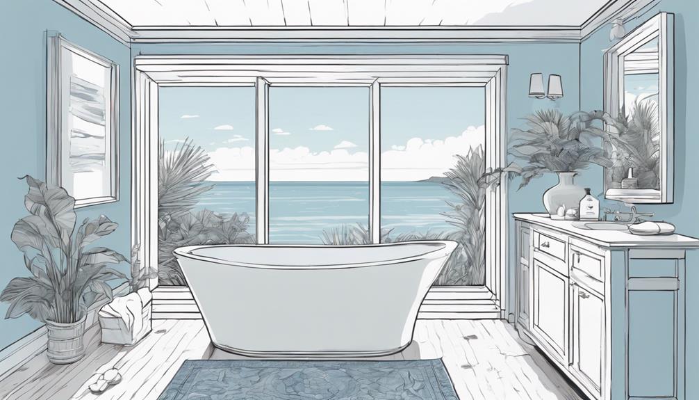 coastal inspired bathroom design