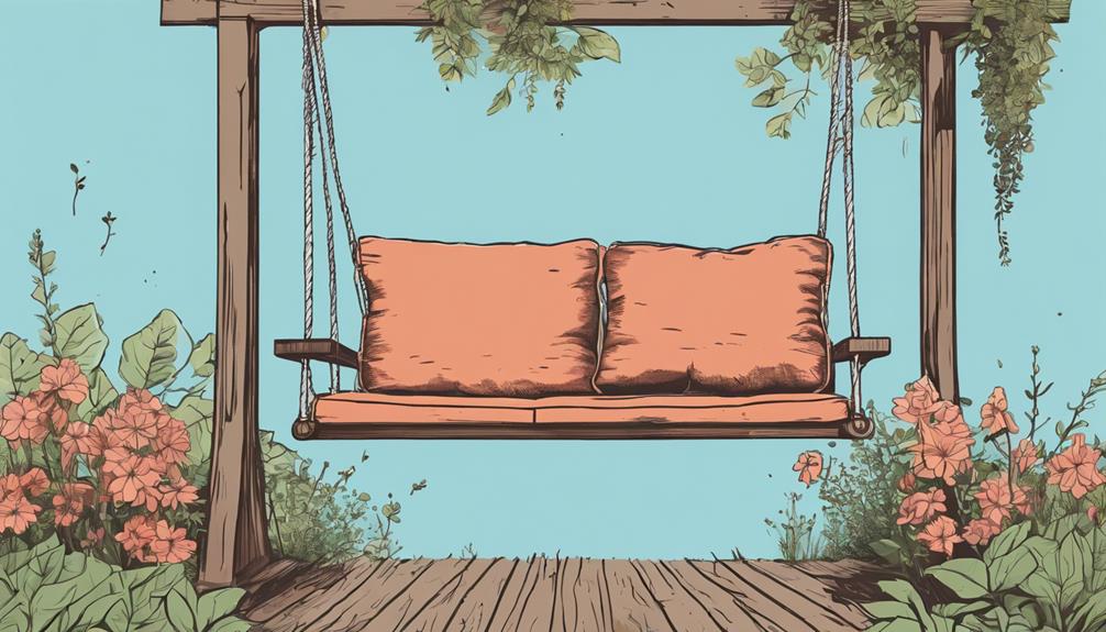 hanging garden swing