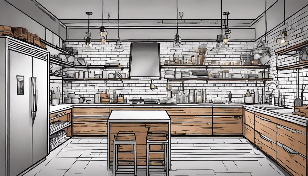 industrial kitchen aesthetics